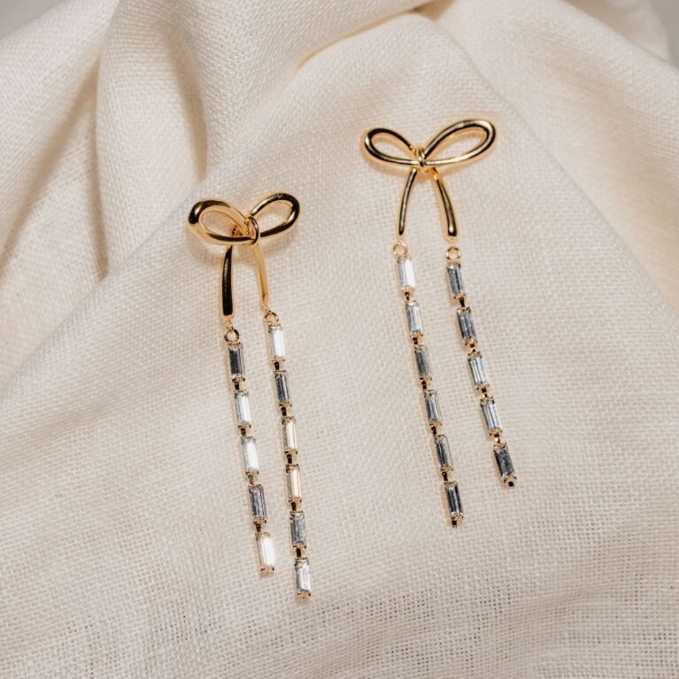 long crystal earrings