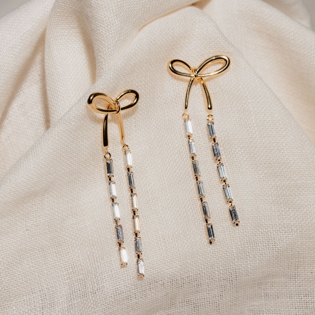 long crystal earrings