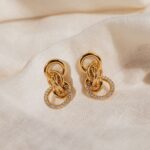 MAEVE STRASS GOLD EARRINGS
