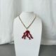 Red coral necklace