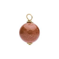 Charm bead terracotta - Souvenirs de Pomme